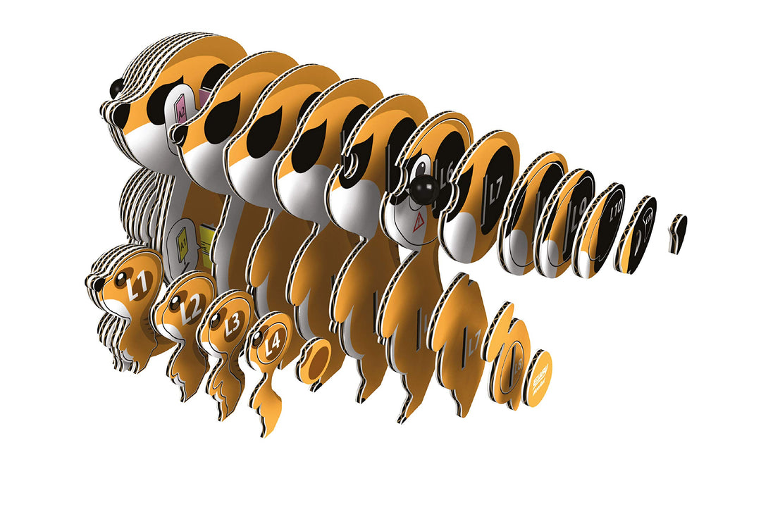 EUGY 3D Narwhal Model, Craft Kit