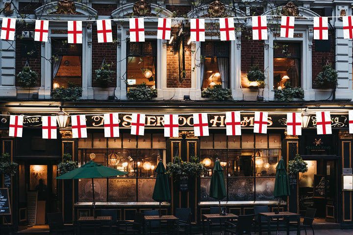 Euro 2024 - England Flag Bunting 10M with 20 Flags